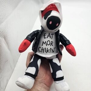 Chick-fil-A Cow Plush Stuffed Animal Toy Small Black Winter Beanie Cute Hat